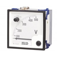 德國MüLLER-ZIEGLER面板儀表EQX96/U6帶相位選擇開關(guān)的電壓表